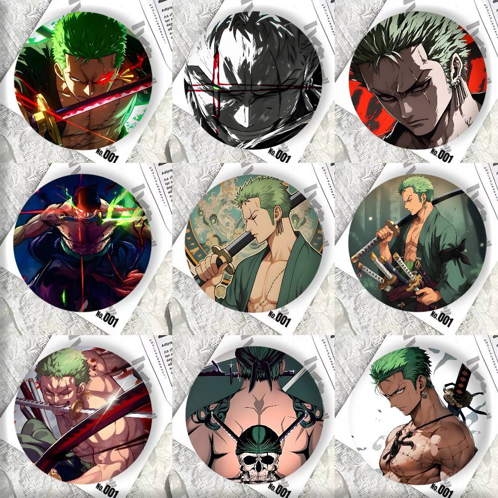 Cosplay Zone Anime Friends - Anime Fajne R-Roronoa Z-Zoro Manga Odznaki