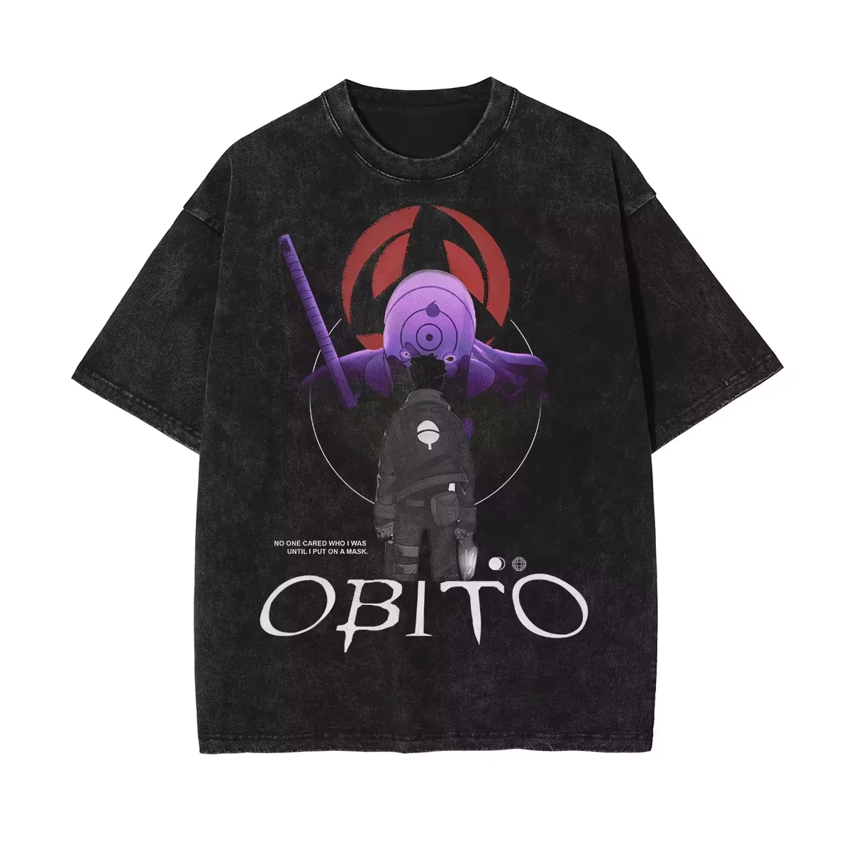Anime Cosplay Obito - Nowa letnia koszulka oversize Naruto Obito