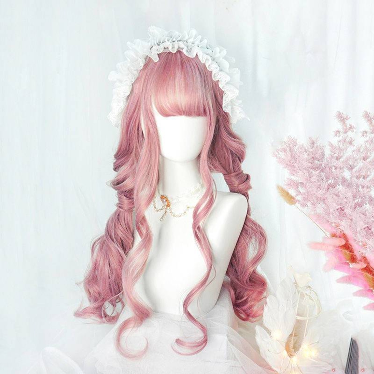 Anime Cosplay Realistic - Peruka damska na całą głowę, długa,