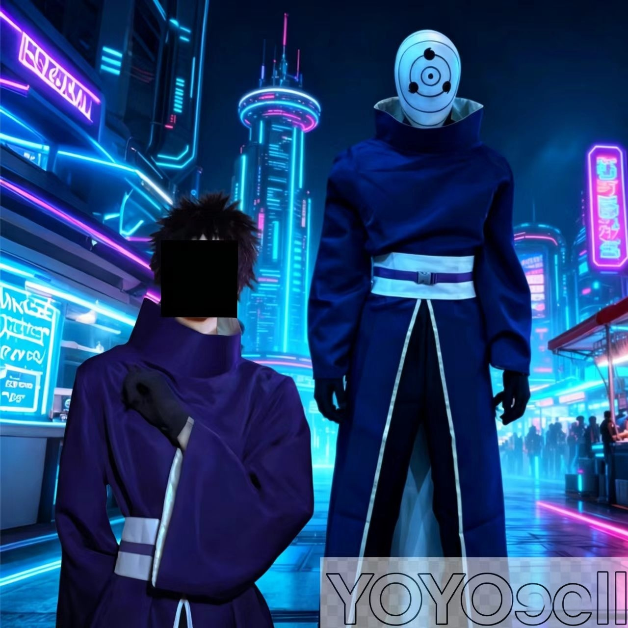 Anime Cosplay Obito - Kostium Cosplay Obito Uchiha Anime Ninja