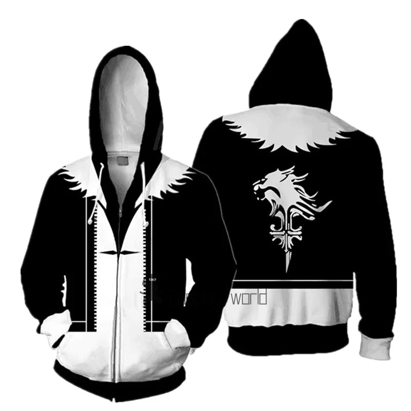 Anime Cosplay Dress For Men - Bluza z kapturem Final Fantasy Cosplay,