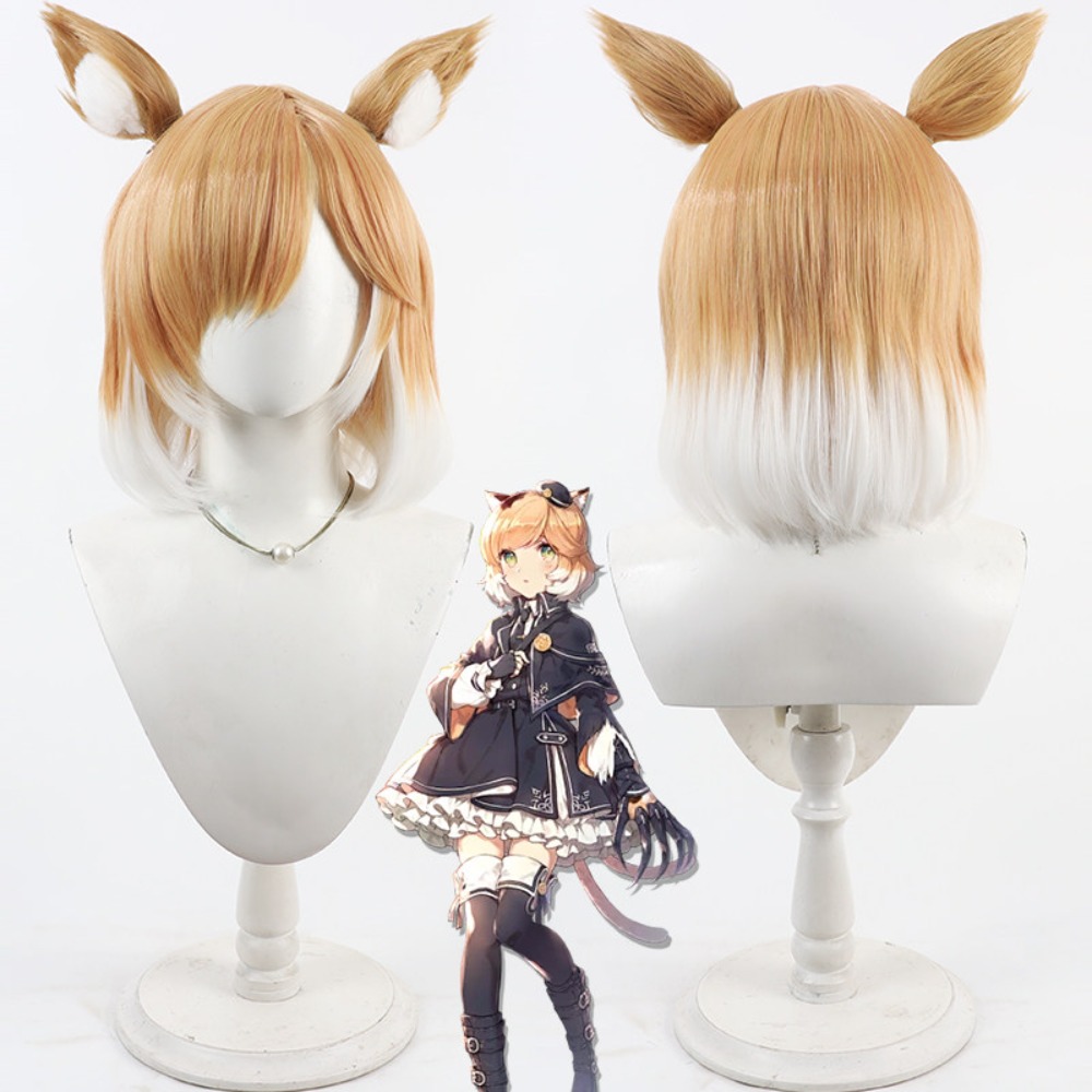 Anime Cosplay Realistic - Peruka do cosplayu Mousse z Arknights,