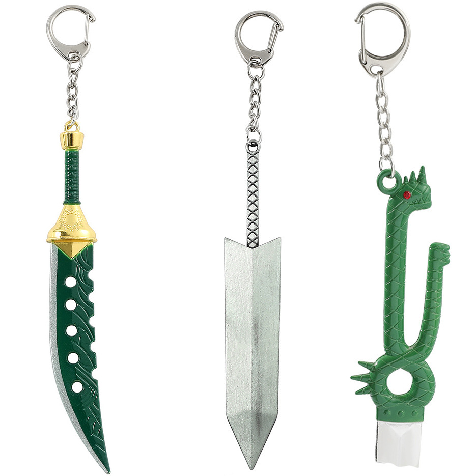 Anime Cosplay Idea - Metalowy brelok z postaciami z japońskich