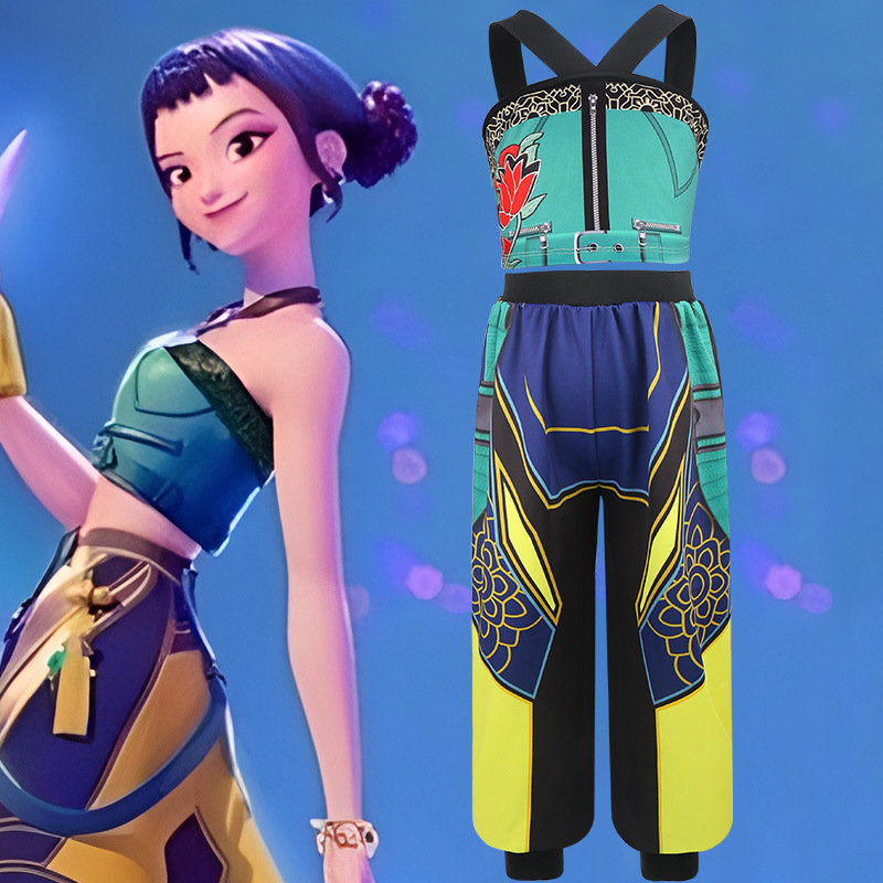 Kids Cosplay Anime - Koreański Pop Dziecięcy Strój Cosplay Dziewczęcy