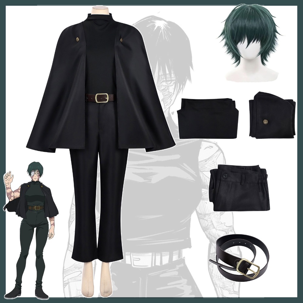 Cosplay Anime Jjk - Anime Jujutsu Kaisen Zenin Maki Strój