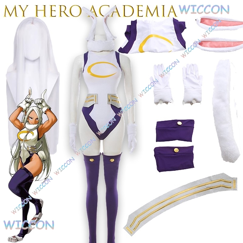 Anime Cosplay Bunny - Kostium Cosplay Wona@MyHero Academia Mia Miruko