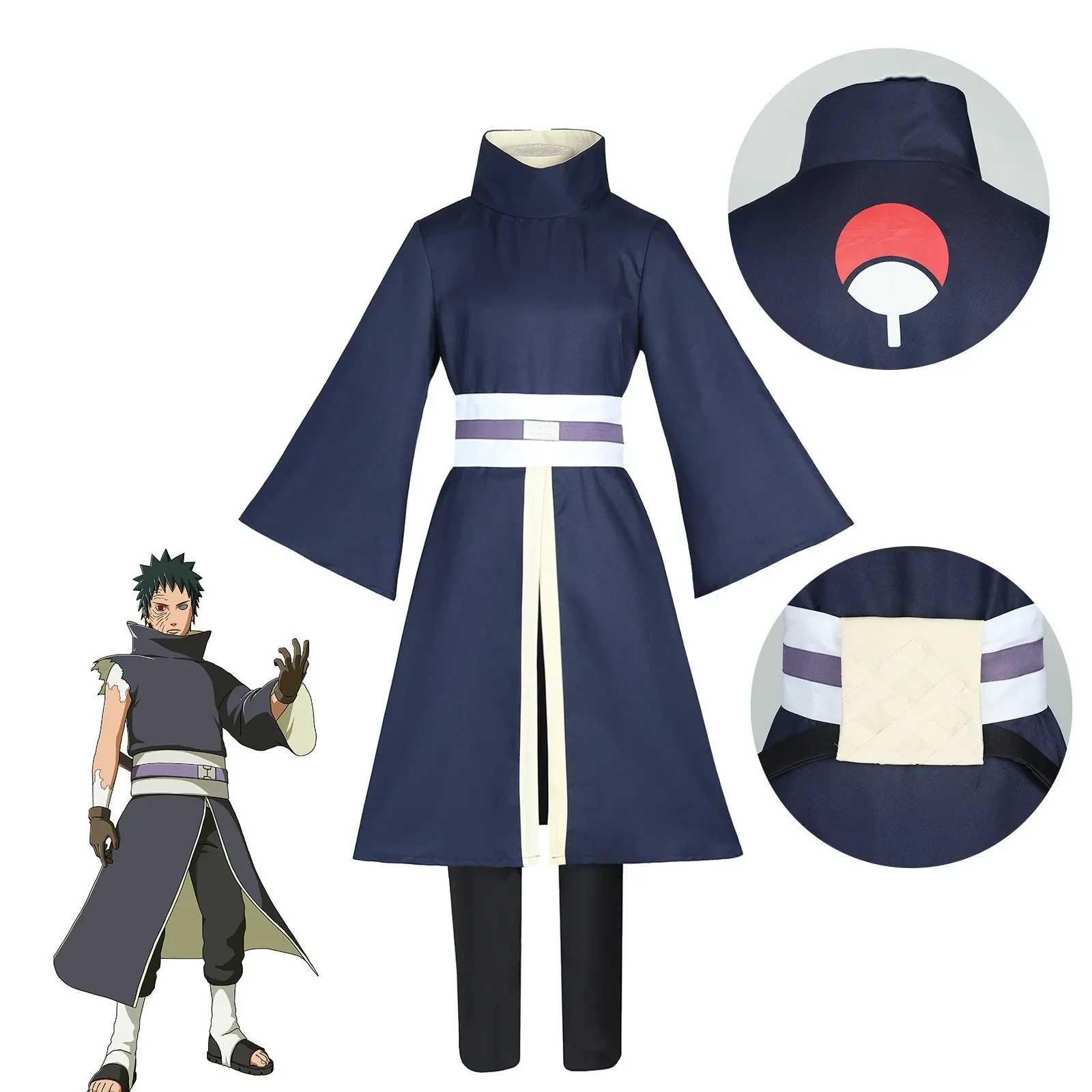 Anime Cosplay Obito - Strój na Halloween Anime Uchiha Obito