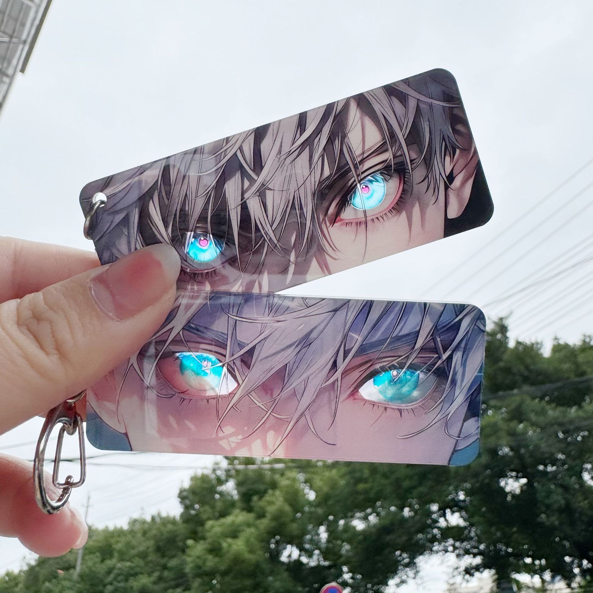 Anime Cosplay Eyes - Anime Jujutsu Kaisen Przezroczysta Karta z