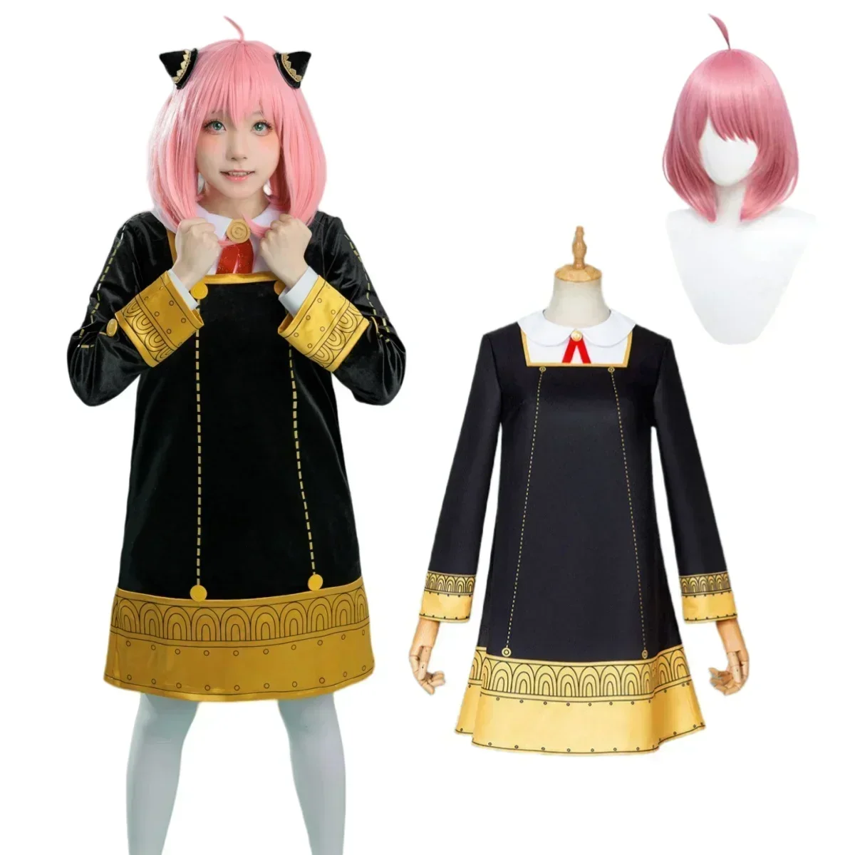 Kostium Cosplay Anime Anya For – Anime Cosplay Anya recenzja i cena