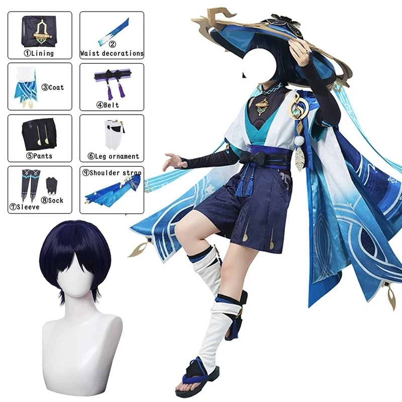 Kobiety Mężczyźni Mundur Peruk – Anime Cosplay Dress For Men recenzja i cena