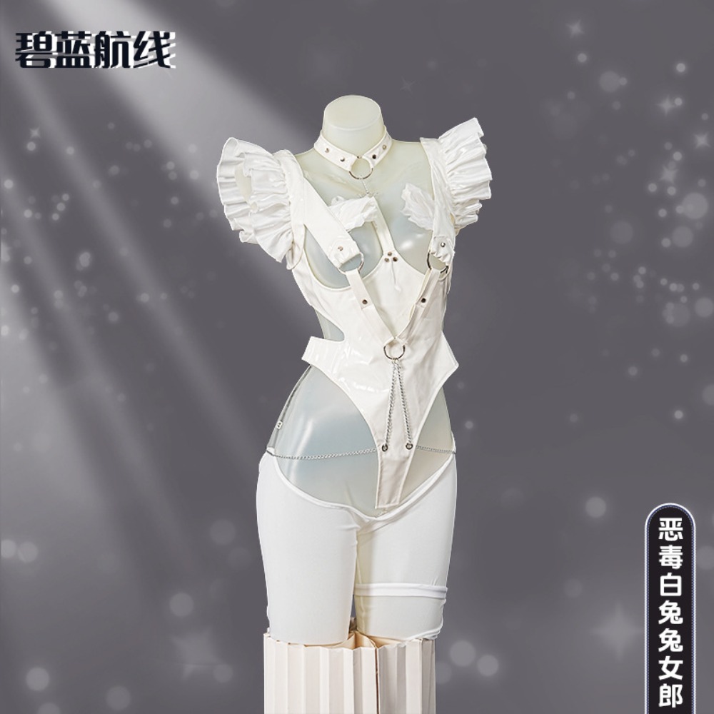 Azur Lane Le Malin Leniwy Biał – Anime Cosplay Bunny recenzja i cena