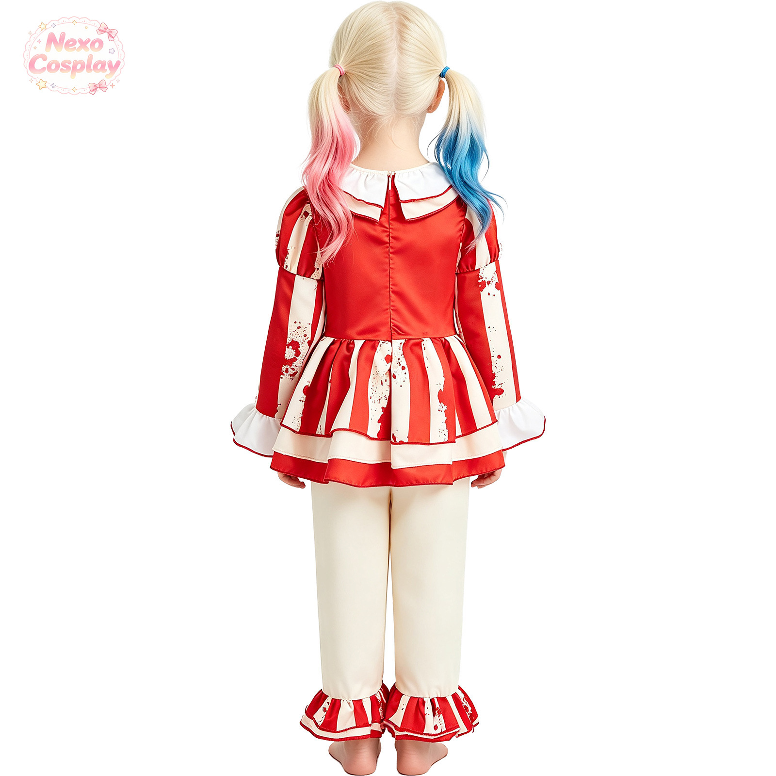 Dziecięcy czerwono-biały strój – Kids Cosplay Anime recenzja i cena