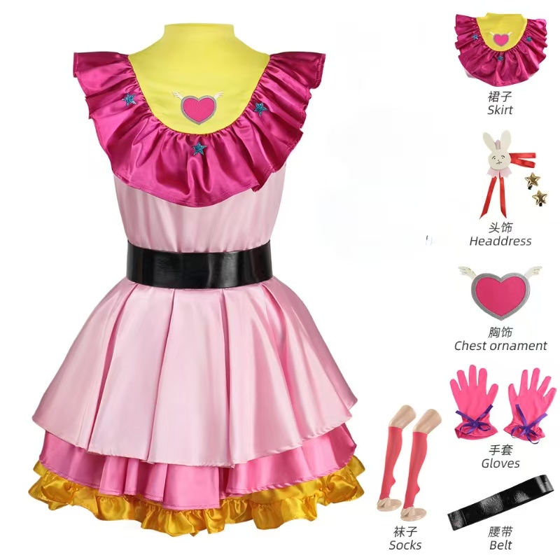 Kostium Cosplay Anime Oshi no  – Cosplay Anime Pink Hair recenzja i cena
