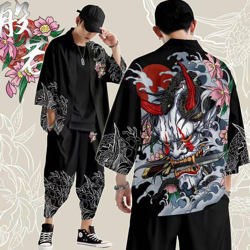 Harajuku Topy Szata Moda Azjat – Demon Slayer Haori recenzja i cena