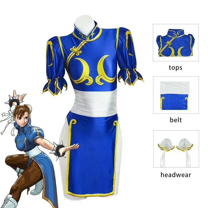 Kostium Cosplay Chun Li z Stre – Cosplay Anime Pink Hair recenzja i cena