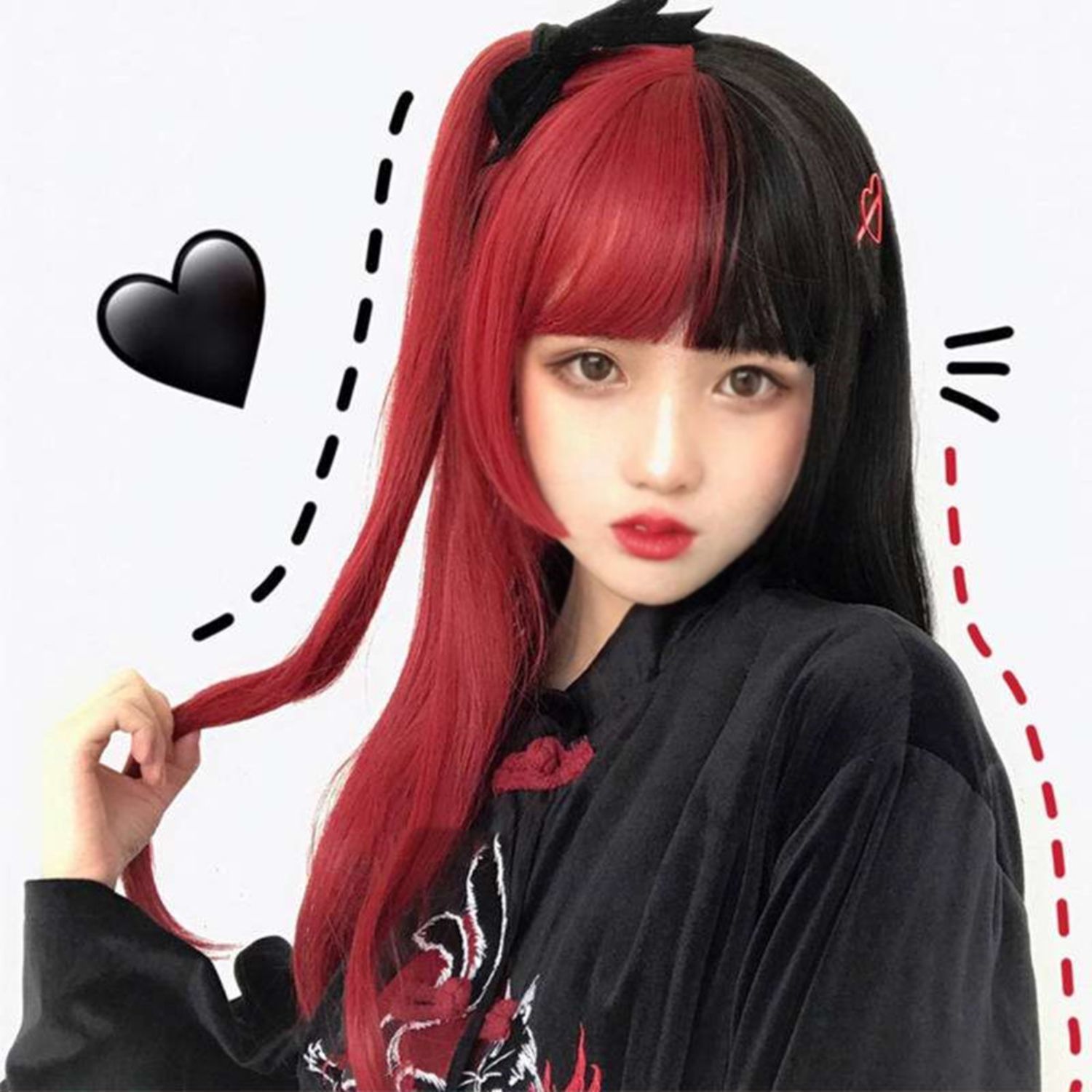 ‌ Peruka Hime Cut Straight - L – Cosplay Anime Pink Hair recenzja i cena