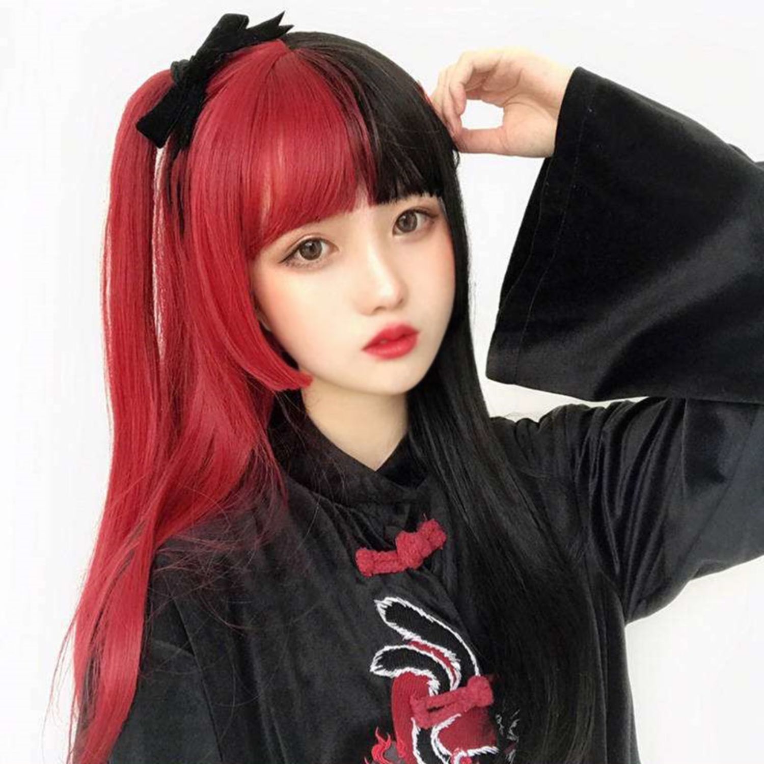 ‌ Peruka Hime Cut Straight - L – Cosplay Anime Pink Hair recenzja i cena