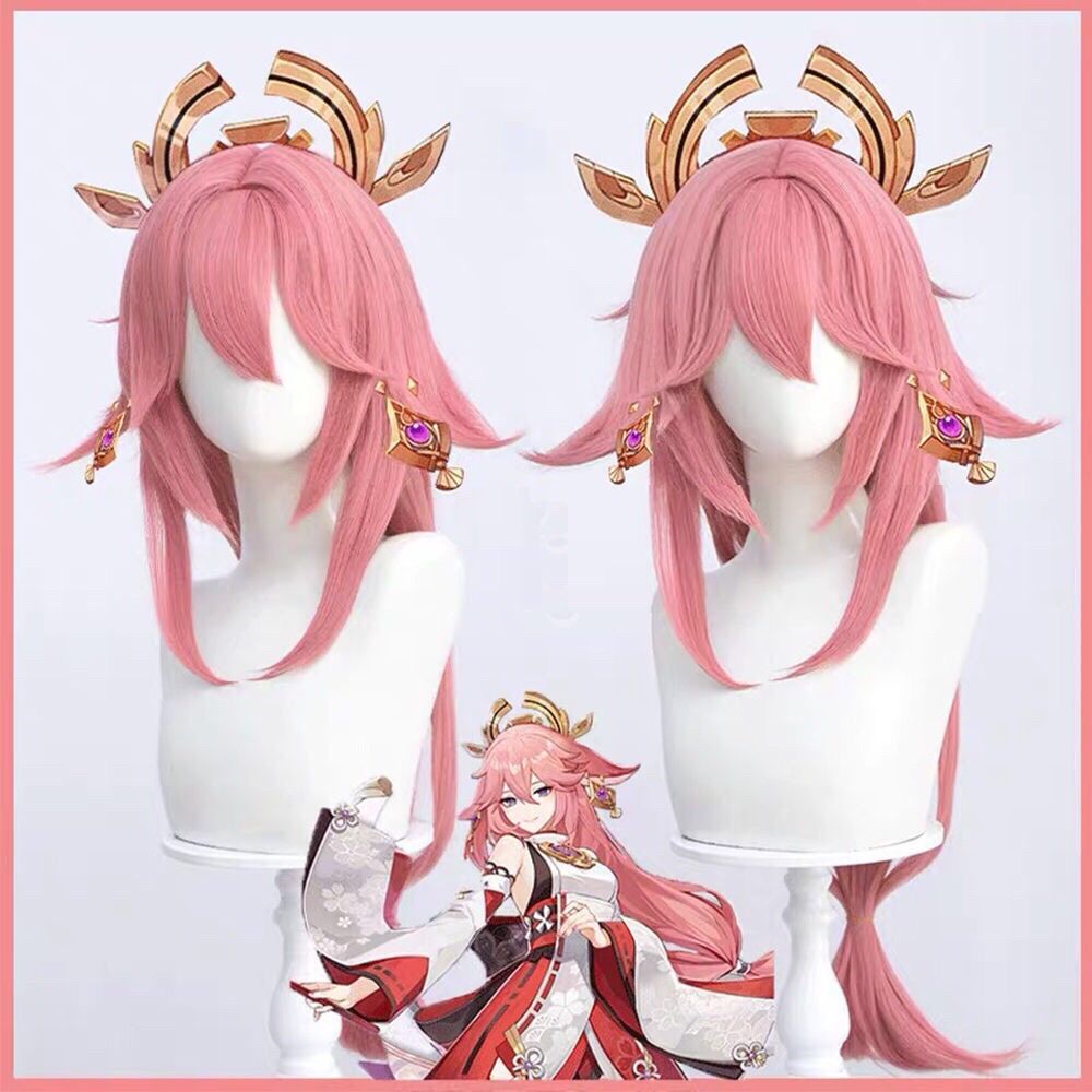 Peruka do cosplayu Yae Miko z  – Anime Cosplay Realistic recenzja i cena