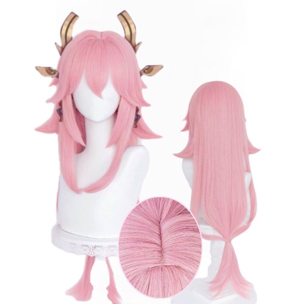 Peruka do cosplayu Yae Miko z  – Anime Cosplay Realistic recenzja i cena