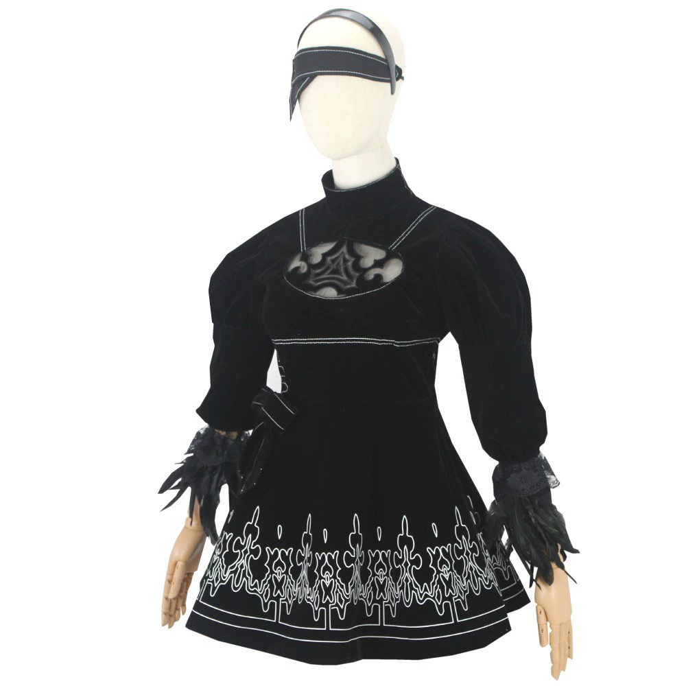 8 SZT. anime 2B Strój Cosplay  – Anime Cosplay Eyes recenzja i cena