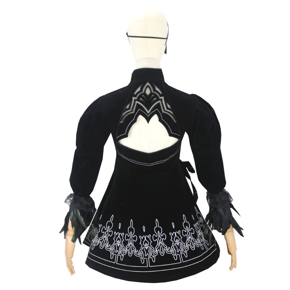 8 SZT. anime 2B Strój Cosplay  – Anime Cosplay Eyes recenzja i cena