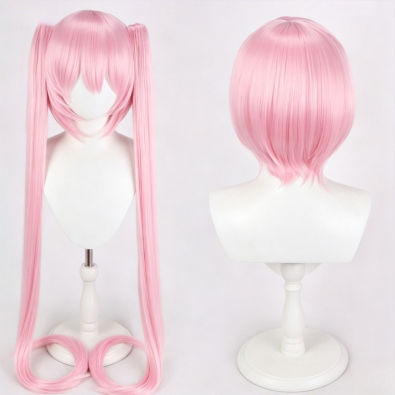 Peruka do cosplayu Danganronpa – Cosplay Anime Pink Hair recenzja i cena